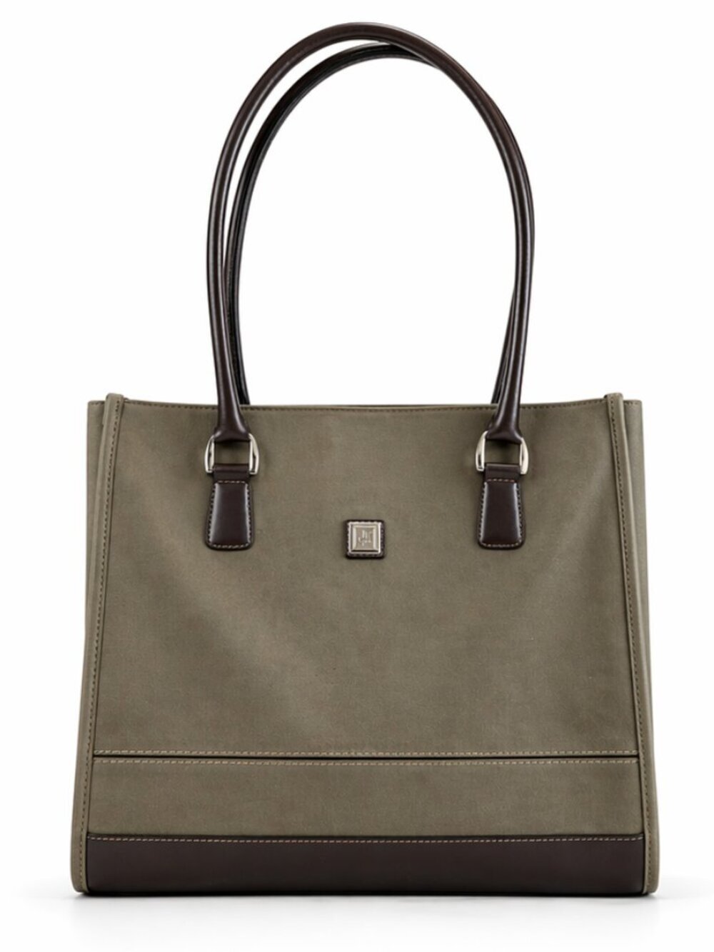 Diane Von Furstenberg DVF Large Double Handle Leather Tote Bag